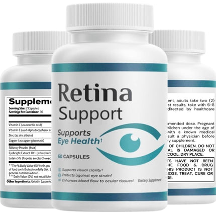 M B RetinaSupport Capsules (Pack 2) – 20/20 Vitamins, 120 Capsules