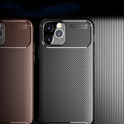 Carbon Fibre TPU Black Case - For iPhone 12 Pro Max