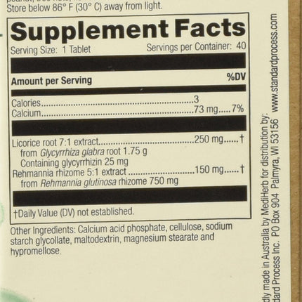 Mediherb Adrenal Complex 40 Tabs | Adrenal Support Supplement