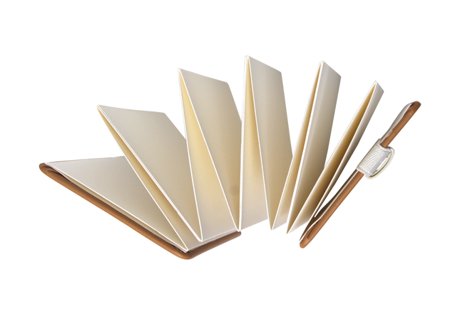 *Concertina Watercolour Sketchbook – A6 Faux Leather Hardback + 300gsm Saunders Waterford Paper