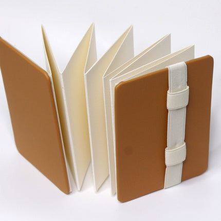 *Concertina Watercolour Sketchbook – 5x5 inch Faux Leather Hardback + 300gsm Saunders Waterford Paper