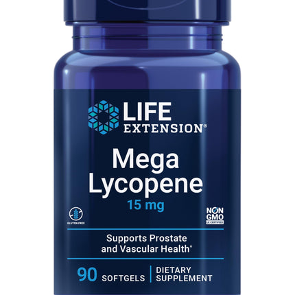Mega Lycopene 90 Softgels – Prostate & Arterial Health, Non-GMO, Gluten-Free