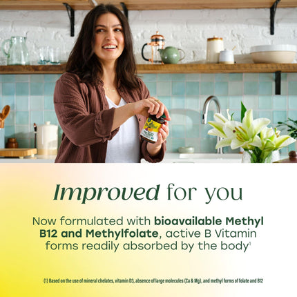MegaFood Womens Multivitamin One Daily – Vegetarian, Gluten-Free, Iron, Vitamin C & D3, 60 Tablets