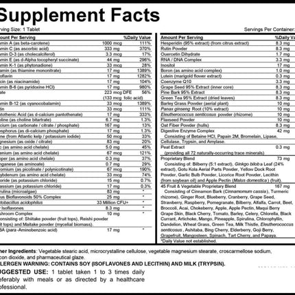 MEGAV-1 Multi-Vitamin, Superfood & Minerals – Immune Support (90 Tablets)