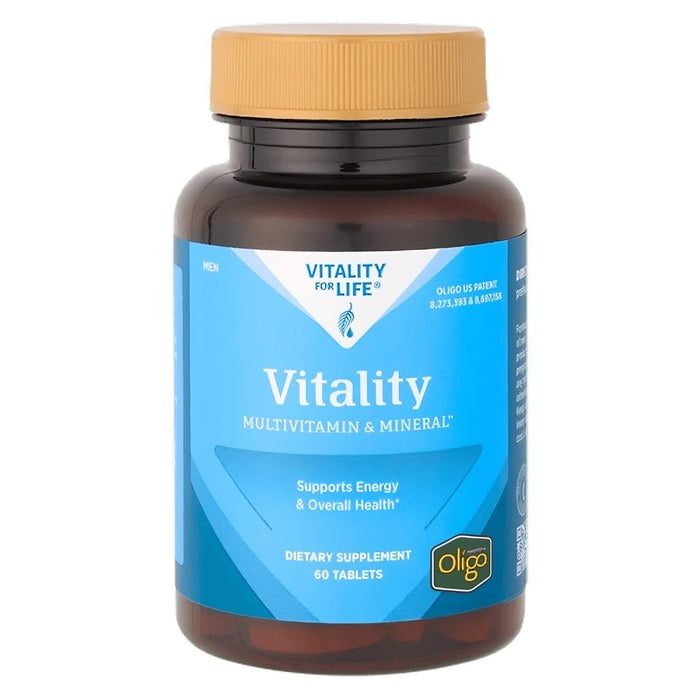 Melaleuca Vitality Men's Multivitamin & Mineral (60 Tablets) – Powered by Oligo for Energy & Health