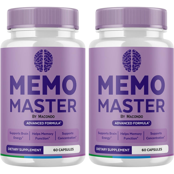 Memo Master Capsules (2-Pack) – All-Natural Memory & Focus Support