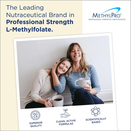 MethylPro L-Methylfolate 15 mg - 90 Capsules | High Bioavailability Methyl Folate for Focus and Calm