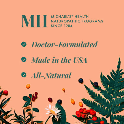 Michael's Health Naturopathic Women’s Multivitamin – 90 Vegetarian Capsules | Energy, Hair, Skin & Nails | 30 Servings