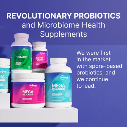 Microbiome Labs SereneSkin - Spore Probiotic Complex with Citrus Polyphenols for Skin Clarity & Gut Health | Daily Skincare Probiotic (60 Capsules)