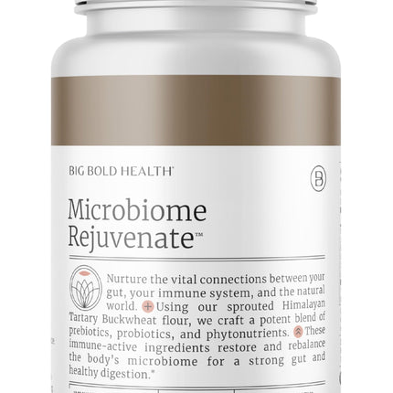 Microbiome Rejuvenate: Prebiotic + Probiotic for Gut Health & Immune Support with Immune-Active Himalayan Tartary Buckwheat