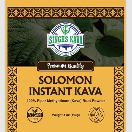 Micronized Instant Kava Powder - Solomon Kava (4 oz) | Noble Certified