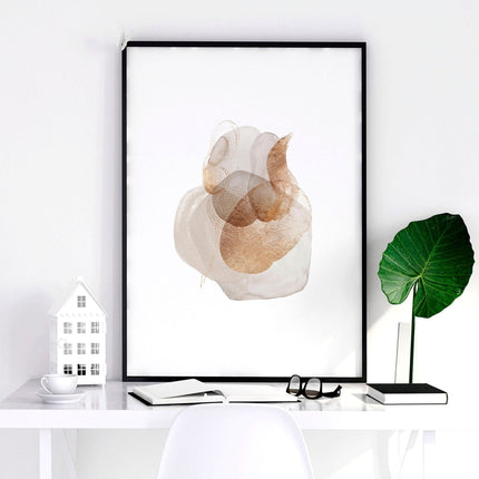 Set of 3 wall art Mid century modern style