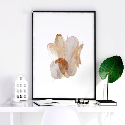 Set of 3 wall art Mid century modern style