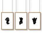 Oak Frame / A4 8.27 x 11.69 in / 21 x 29.7 cm / Satin Photo Paper 280 gsm