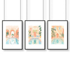 Black Frame / A4 8.27 x 11.69 in / 21 x 29.7 cm / Satin Photo Paper 280 gsm