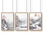 Oak Frame / A4 8.27 x 11.69 in / 21 x 29.7 cm / Satin Photo Paper 280 gsm