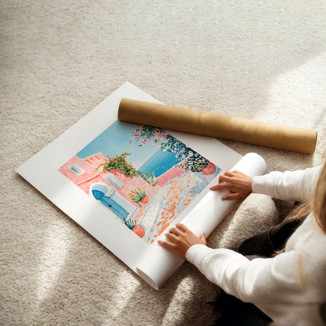 Modern Wall Decor Art | Set of 3 Beach Decor Wall art Prints