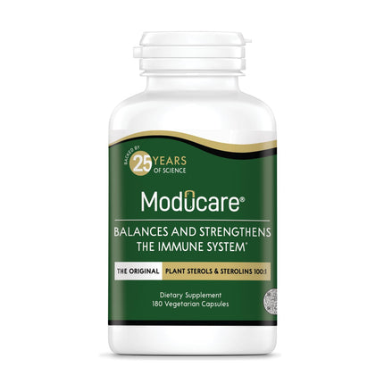 Moducare Daily Immune Support - Plant Sterols & Sterolins, 180 Vegetarian Capsules