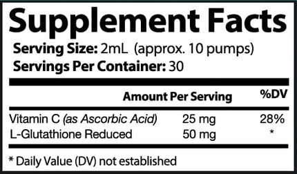 MOJObody Nano Glutathione 2oz Pump – 100% Absorption Master Antioxidant