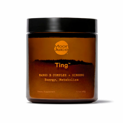 Moon Juice Ting - Mango Vitamin B Complex Powder | Sugar-Free, Caffeine-Free Energy & Digestive Support (25 Servings)