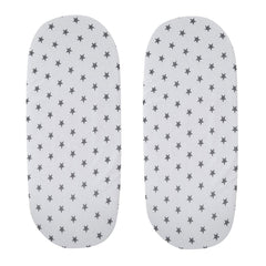 Moses Basket Jersey Fitted Sheet 100% Cotton - Pack Of 2