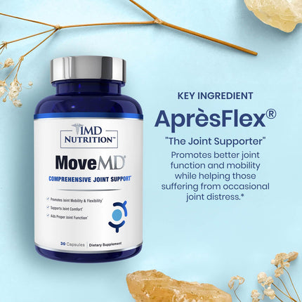 MoveMD Joint Support by 1MD Nutrition | Collagen + Astaxanthin + Hyaluronic Acid