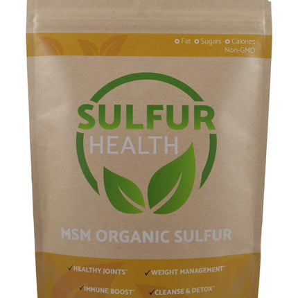 MSM Organic Sulfur - 99.9% Pure MSM Supplement - Lab-Tested & Certified (1 Pound)