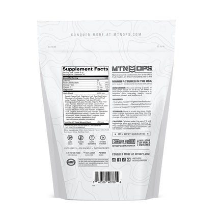 MTN OPS Super Reds Daily Health & Antioxidant Drink Powder – 30 On-The-Go Packs