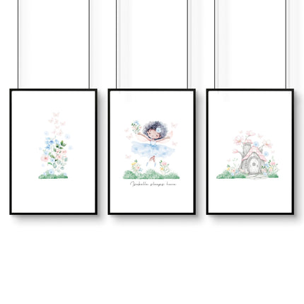 Murals For Nursery Rooms | Set of 3 wall art prints
