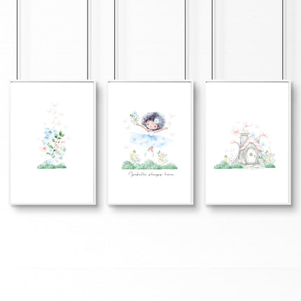 Murals For Nursery Rooms | Set of 3 wall art prints
