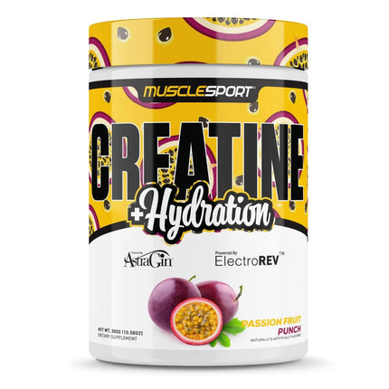 Musclesport Creatine Hydration 300g – Passionfruit