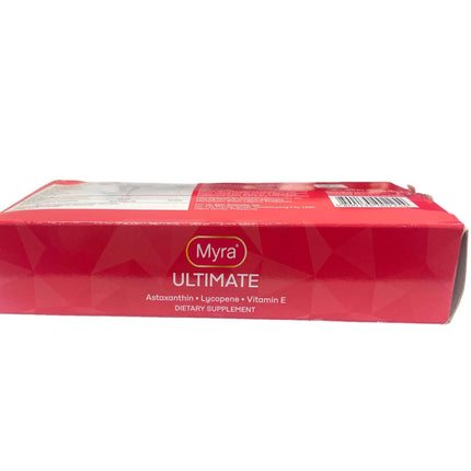 Generic Myra Utimate Capsules: Astaxanthin, Lycopene and Vitamin E - 30 Softgel Capsules