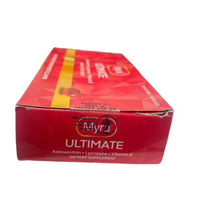 Generic Myra Utimate Capsules: Astaxanthin, Lycopene and Vitamin E - 30 Softgel Capsules