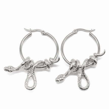 Serpent's Lair Snake Earrings