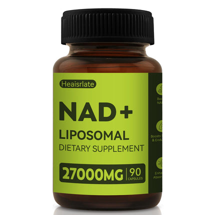 NAD+ 1000mg with Resveratrol & Quercetin — Anti-Aging NAD Supplement, Brain Health & Energy — 90 Caps