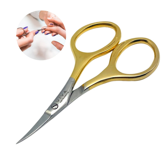 Nail Cuticle Scissor - 9cm Curved