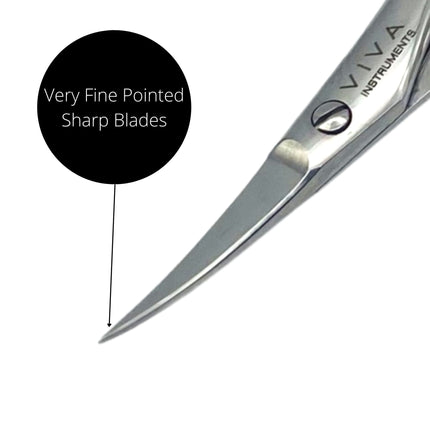 Nail Cuticle Scissor - 9cm Curved