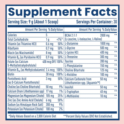 NativePath Native Hydrate Electrolyte Powder with BCAAs – Zero Sugar, Mixed Berry | 30 Servings