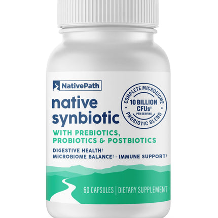NativePath Complete Synbiotic — 3-in-1 Gut Health (10B CFU, 30 Servings)