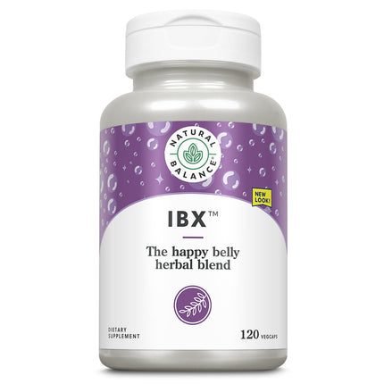 Natural Balance IBX Soothing Bowel Formula - Digestive Support - 120 Veggie Caps