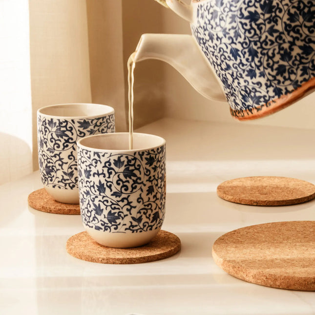 Premium Cork Coasters | Natural | Round