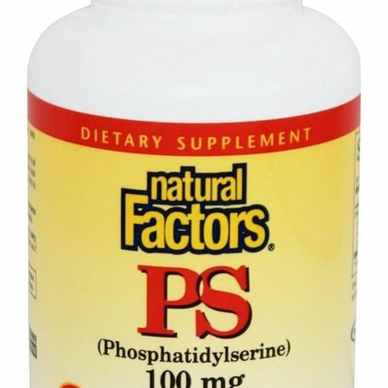 Natural Factors Phosphatidylserine – Memory & Brain Support, Gluten & Soy Free, 60 Softgels