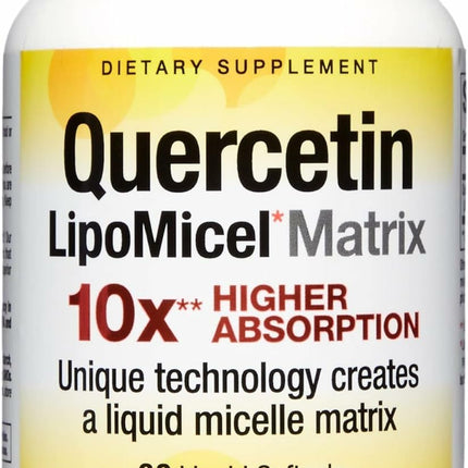 Natural Factors Quercetin LipoMicel Matrix Gel - 60 Count