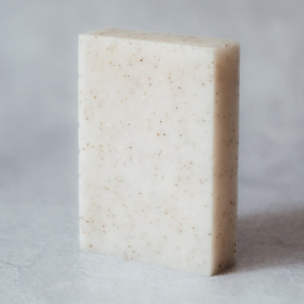 Eucalyptus Lemon Mint and Olive Stone Natural Soap Bar (With Grit)