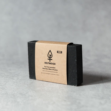 Tea Tree Lavender Dead Sea Mud & Pumice Natural Soap Bar (With Grit)
