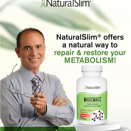 MagicMag C by NaturalSlim – Magnesium Citrate with Potassium for Sleep & Muscle Relaxation