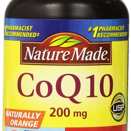 Nature Made CoQ10 200 mg – 2 Bottles, 140 Softgels Each