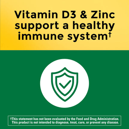 Nature Made Magnesium Complex with Vitamin D3 & Zinc – 60 Capsules | Immune & Muscle Support