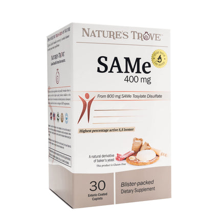 Nature's Trove SAM-e 400mg Enteric Coated Caplets – Mood & Joint Support