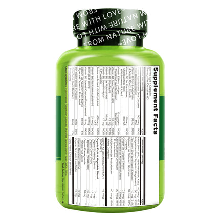NATURELO One Daily Multivitamin for Women – 60 Ct, Energy Support, Non-GMO, Gluten Free
